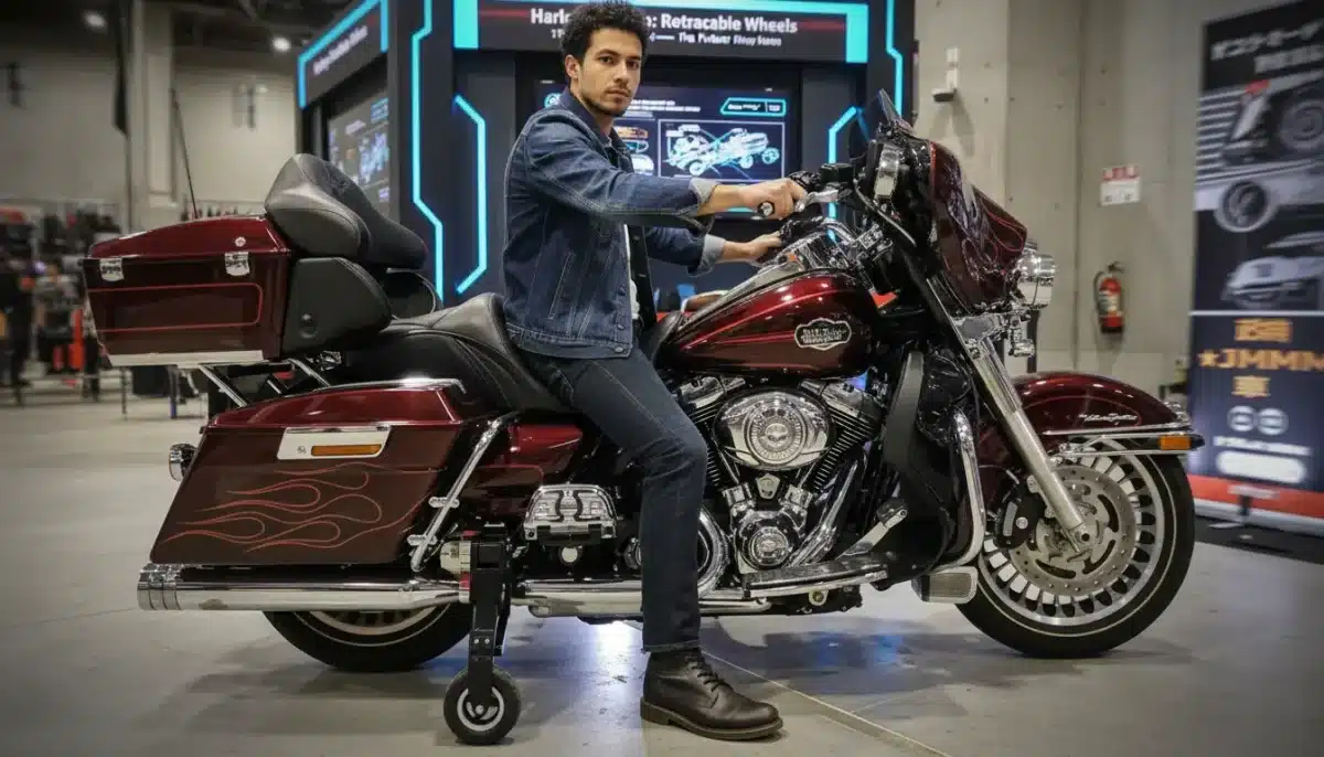 Harley-Davidson motorcycles just got a game-changing upgrade: are retractable wheels the ultimate solution for heavy rides?