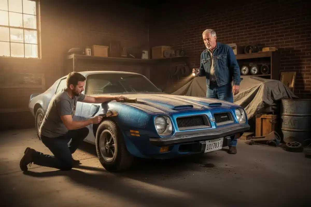 Lost for 50 Years: Man Buys Building, Uncovers Legendary 1974 Muscle Car Hidden Inside